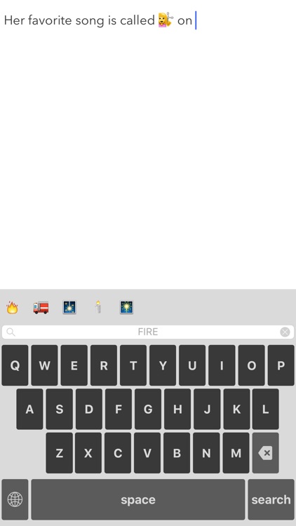 Descriptor - An Emoji Text Search Keyboard