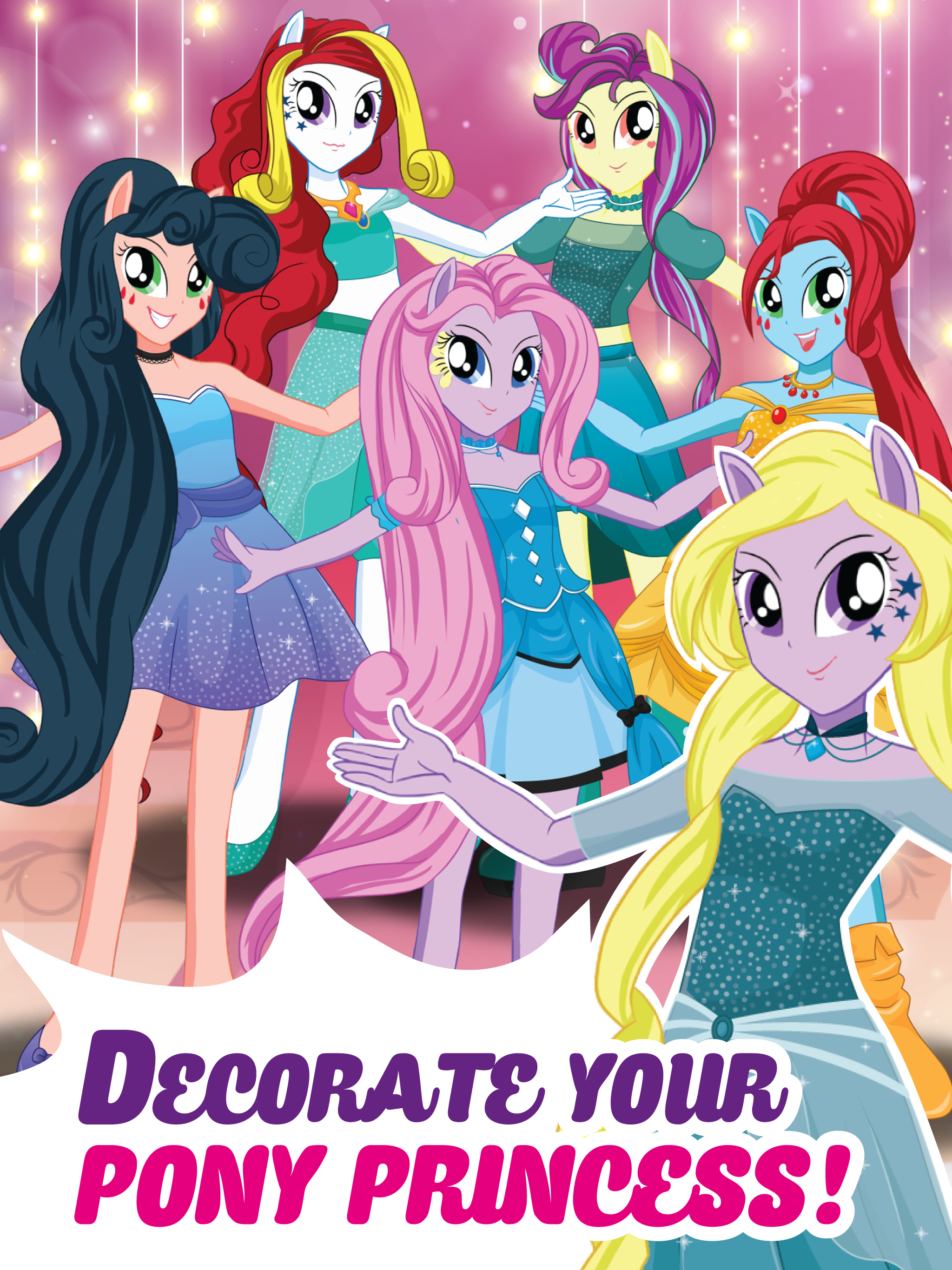 Pony Girls Friendship -  My Little Magic Game Kids