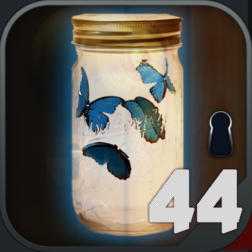 Room escape : blue butterfly 44 icon