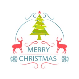 Merry Christmas label pack - Fx Sticker