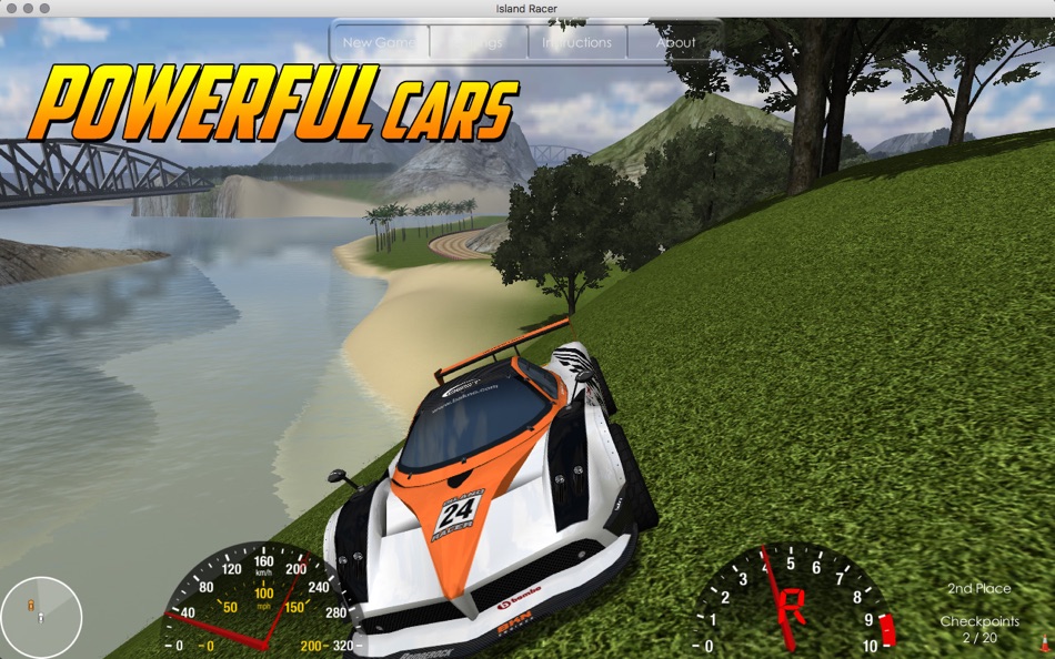 #5. Island Racer. (macOS) 由: baKno Games