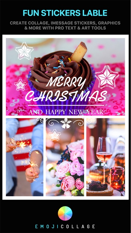 Emoji Collage Pro - Holiday Message Pic Stickers screenshot-4