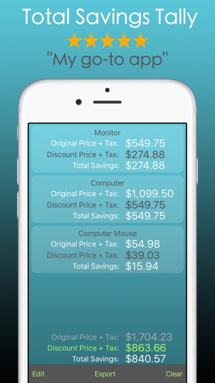 Discount Calculator PRO - Sale Price Check Percent