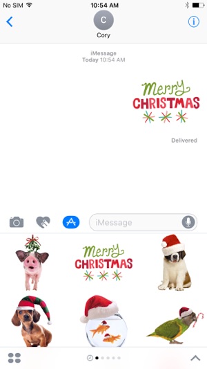 Christmas Pets Sticker Pack(圖2)-速報App