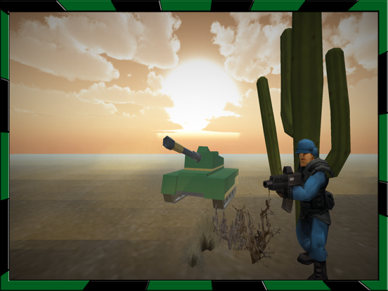 Military Warzone of Tank Cannon Shooting Simulator iPad screenshot