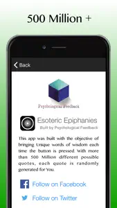 Esoteric Epiphanies Free - More Than 500 Million Possibilities screenshot #2 for iPhone