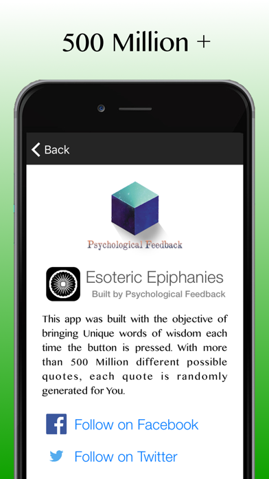 Screenshot 2 of Esoteric Epiphanies Free - More Than 500 Million Possibilities App