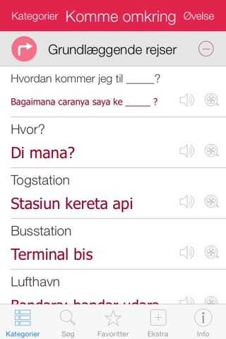 Indonesian Video Dictionary - Translate, Learn and Speak with Video Phrasebook screenshot 2