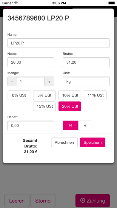 Screenshot #2 pour T-Mobile Registrierkasse