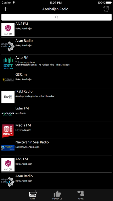Screenshot 1 of Azerbaijani Radio App