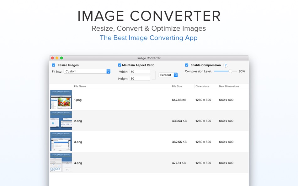 Image Converter for PNG, JPEG & GIF for Mac OS X - 1.0 - (macOS)