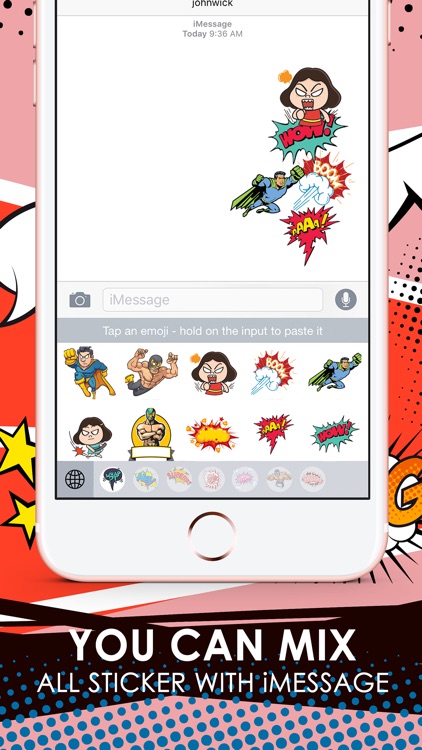 Cartoon Comics Stickers Keyboard Themes ChatStick