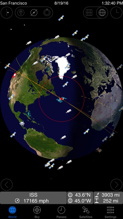 GoSatWatch Satellite Tracking screenshot-0