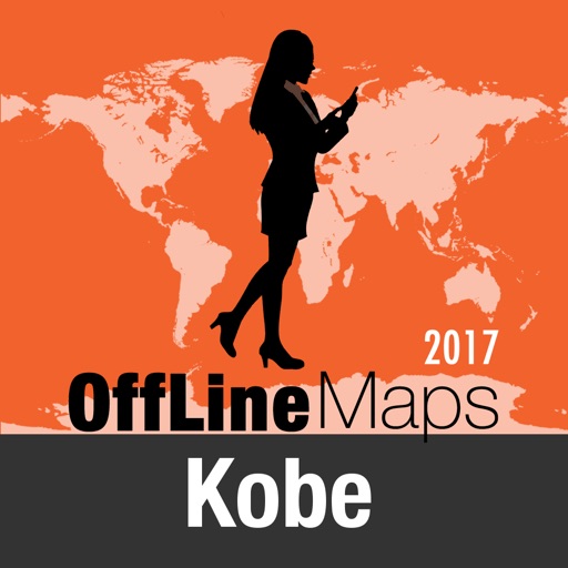 Kobe Offline Map and Travel Trip Guide Icon