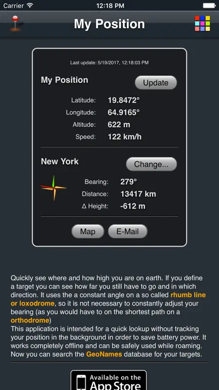 My Position App screenshot 1 of 5