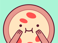 Pizza Boy Stickers by Good Pizza Great Pizza