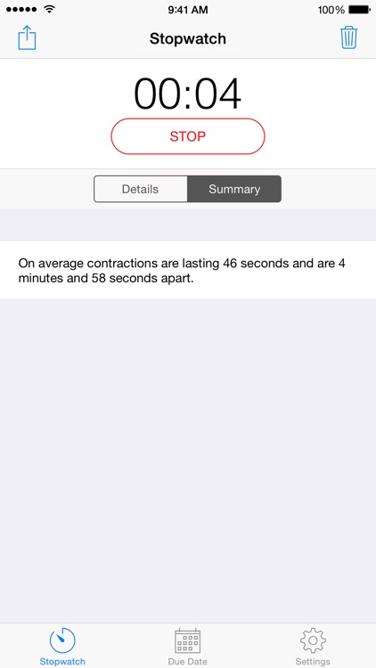 Labor Mate - contraction timer