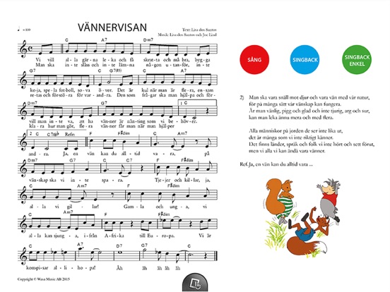 Screenshot #5 pour Kungaskogen Sångbok