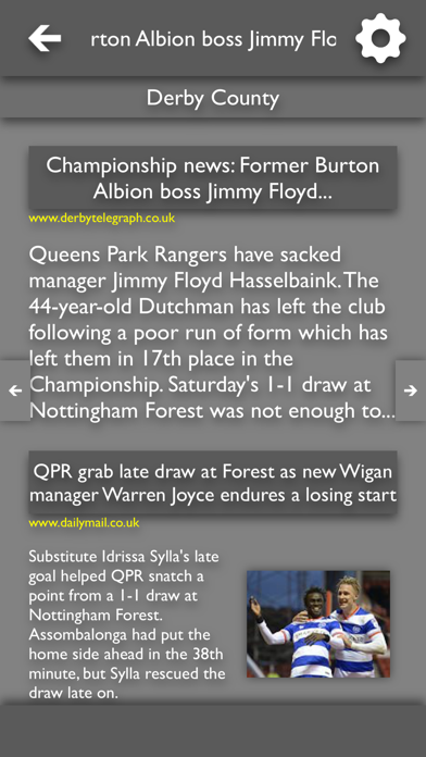 Screenshot #2 pour All The News - Derby County Edition