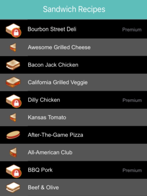 Screenshot #4 pour Recettes Sandwich