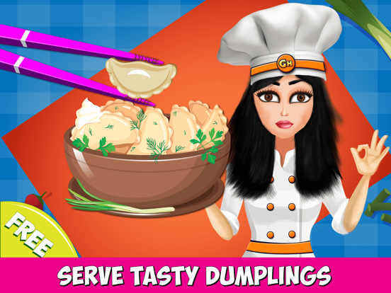 Dumpling Street Cooking - Baby Chef Girls & Teens iPad screenshot