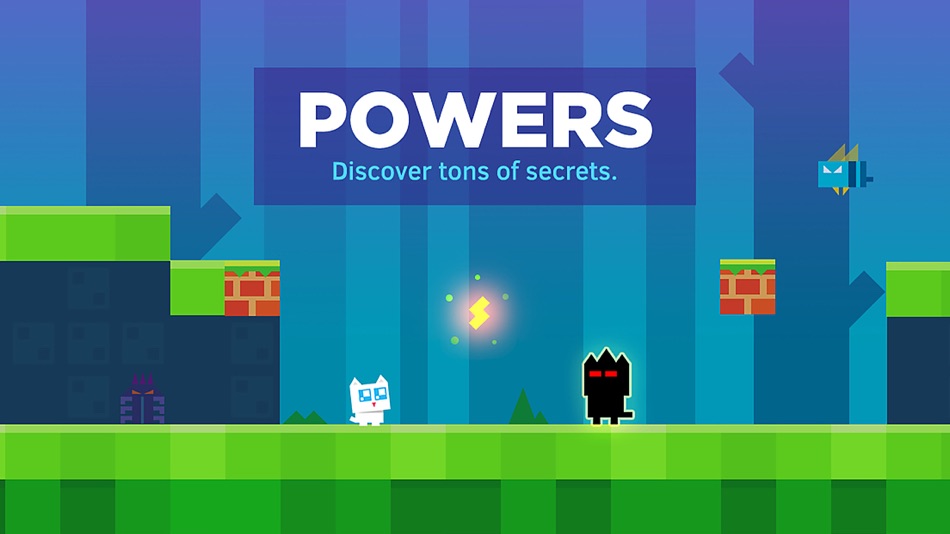 #4. Super Phantom Cat - Be a jumping bro. (iOS) Bởi: Veewo Games
