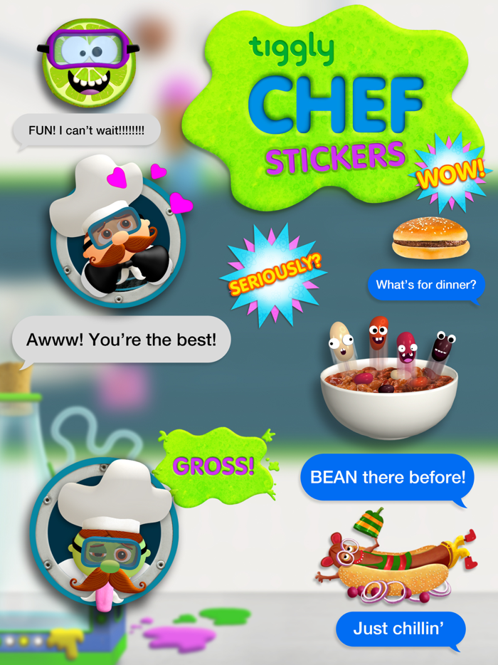 Tiggly Chef Stickers