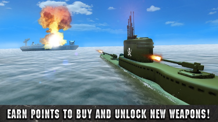 Underwater Pirate Submarine Simulator 3D screenshot-3