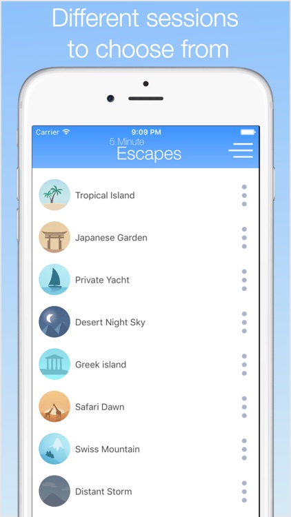 5 Minute Escapes - Guided meditation & relaxation screenshot-3