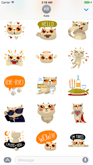 Cat Cute - Fc Sticker(圖3)-速報App