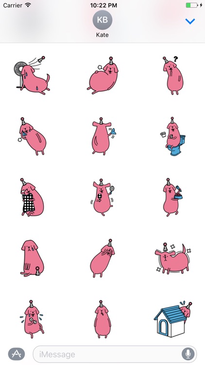 Johny The Dog stickers pack