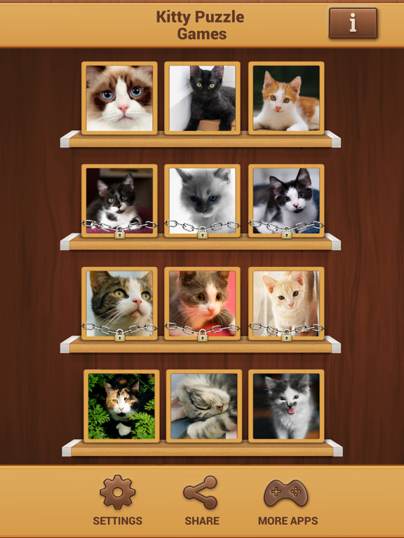 Cute Kitty Jigsaw Puzzle Games - Kitten Puzzlesのおすすめ画像1