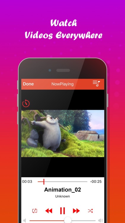 Offline Video & Music Player for Cloud Drive