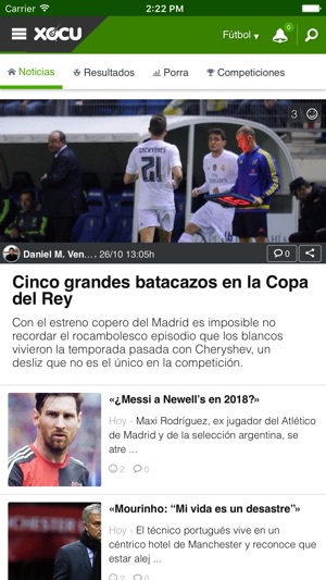 Xocu: Resultados, porras y noticias de f