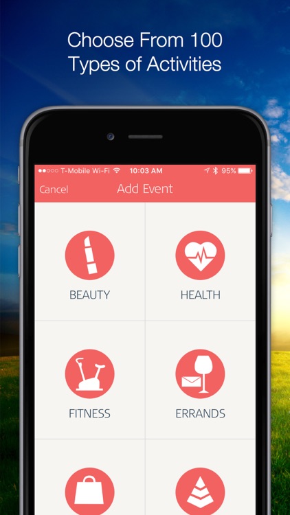 Women's Calendar – Plans and Tracks Your Non-Working Activities
