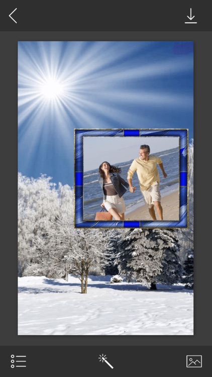 Christmas Santa Frame - Cool Frames