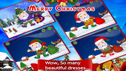 How to cancel & delete Styling Santa Dressup - Free Christmas girls games from iphone & ipad 4
