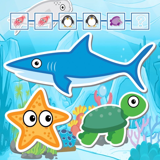 Pattern Puzzle Game For Explorer Kids Underwater Finding Sea Animal iOS App