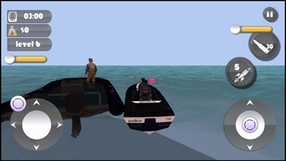 How to cancel & delete Fly Submarine Car: Police Boat from iphone & ipad 3