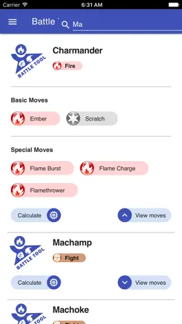 Game screenshot Battle Tool for Pokemon GO apk