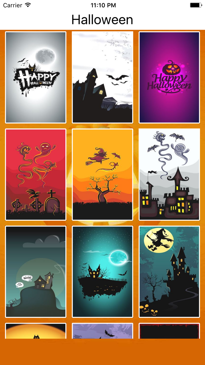 Halloween Wallpapers Maker and HD Cute Backgrounds