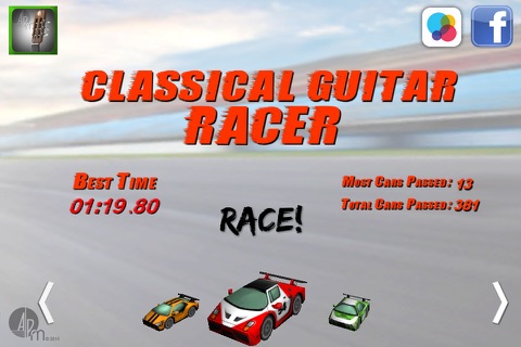 Classical Guitar Racer screenshot 2