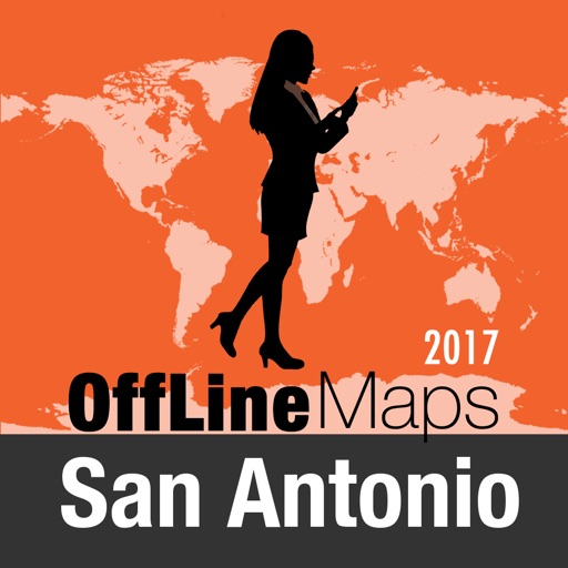 San Antonio Offline Map and Travel Trip Guide icon