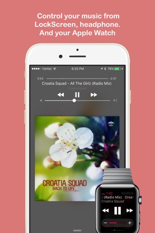 Musica - MP3 Music & Audio Songs Streaming Player and Playlist Manager screenshot 2