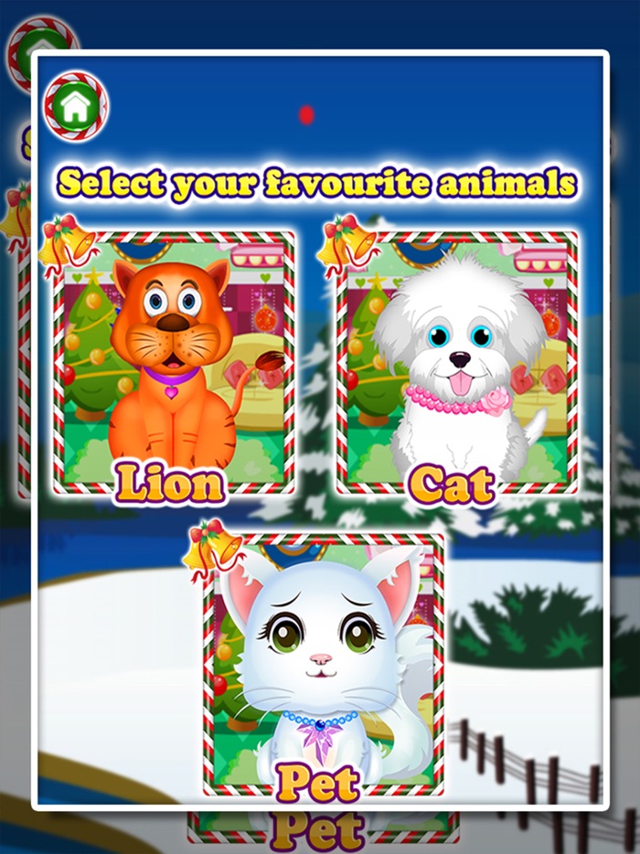 圣诞宠物故事：兽医和沙龙游戏