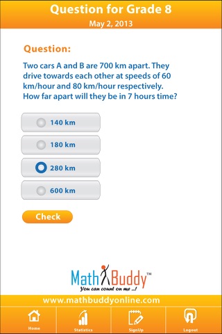 Math Buddy Question of the Day screenshot 2