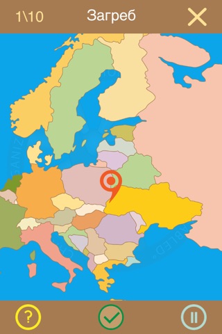 Capitals - Geographical quiz screenshot 2