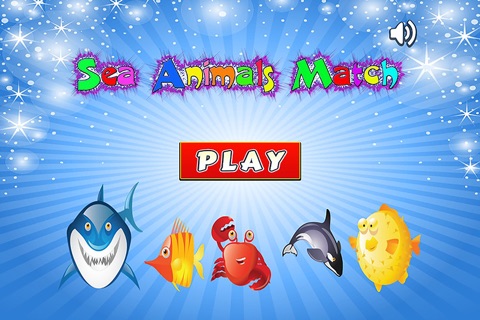Sea Animals Match Game for Kids brain training game For Toddlers screenshot 3