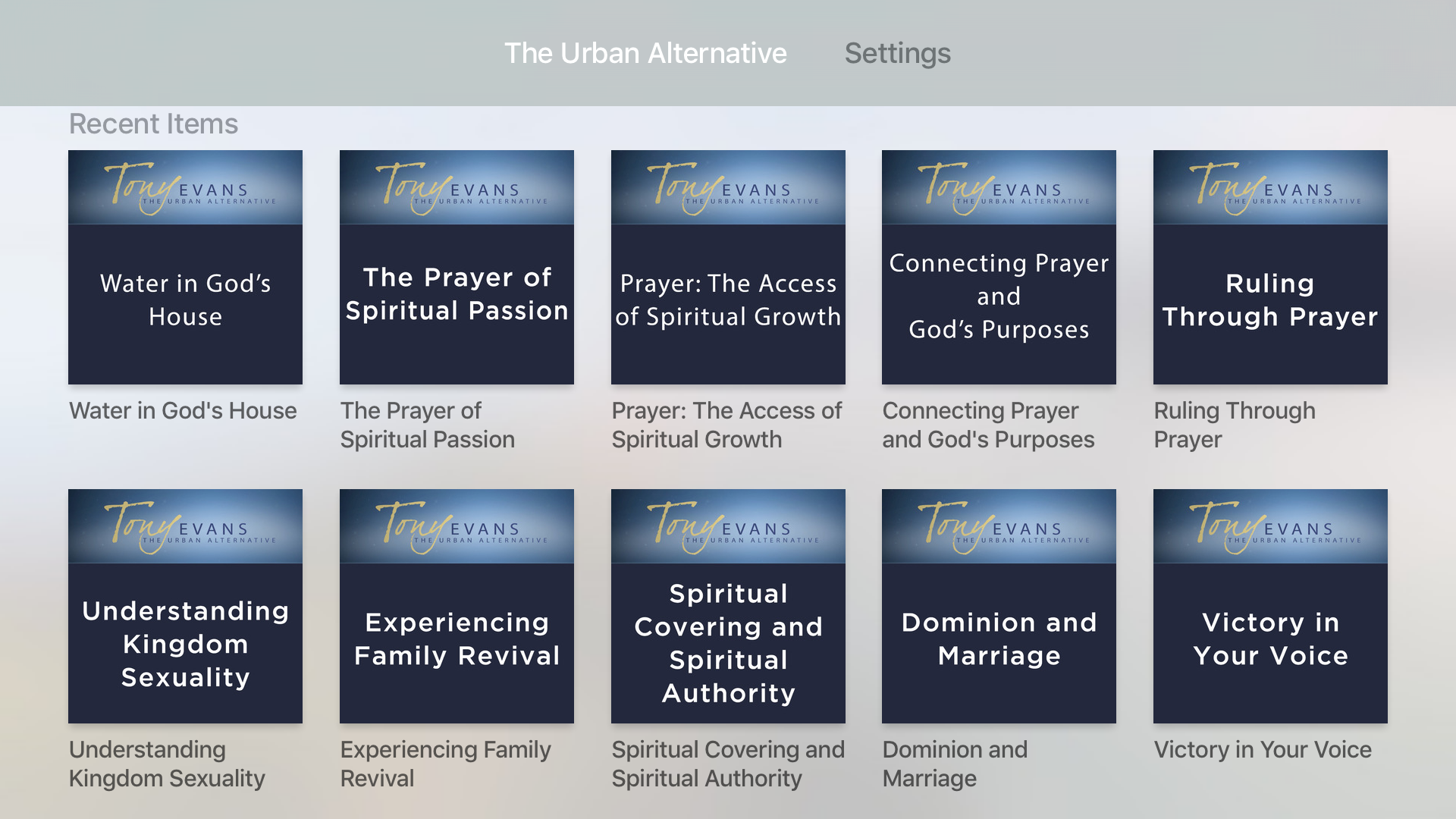 Tony Evans Sermons