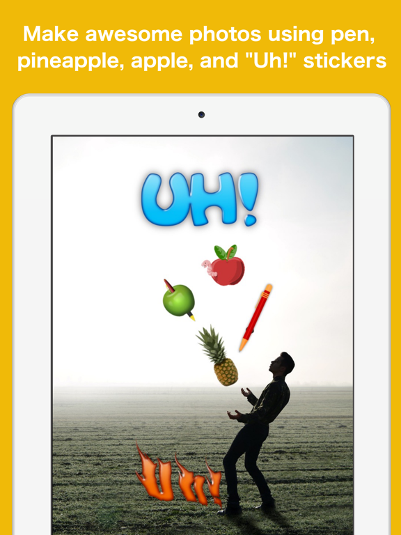 Screenshot #5 pour PPAP Photo Editor for Pen Pineapple Apple Pen